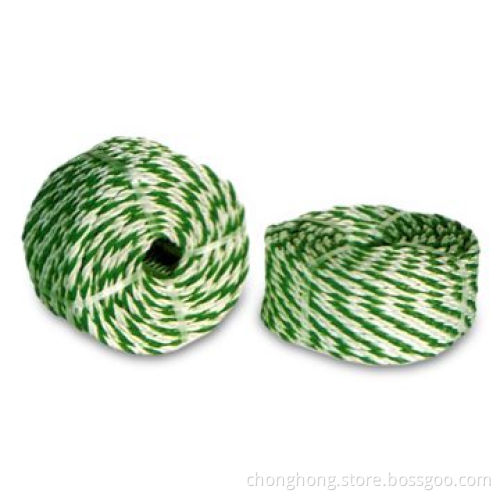 Peacock Rope in 3 or 4-strand, Made of HDPE Material, Comes in Various Sizes